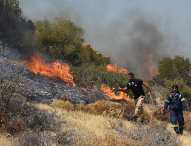 Φωτιά στο Μαρκάτι: Κίνδυνος για πλημμύρες σε κάμπο Θορικού και οικισμούς της Κερατέας (Χάρτης)