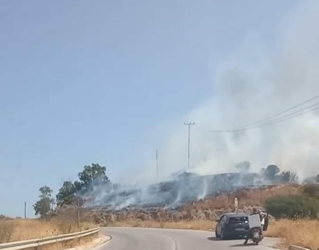 Φωτιά στην περιοχή Σακκά Κερατέας: Τέθηκε υπό έλεγχο μέσα σε 10 μόλις λεπτά (Βίντεο)