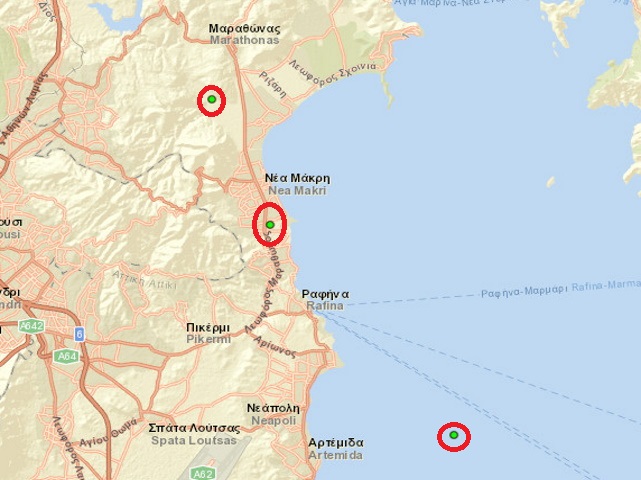 Δύο μικροσεισμοί με μικρό εστιακό βάθος έγιναν αισθητοί σε Μαραθώνα και Νέα Μάκρη 