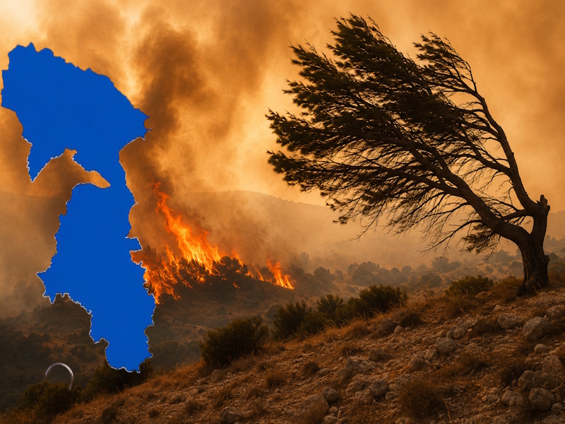 Ανατολική Αττική: Έρχεται επικίνδυνο τριήμερο με ανέμους έως 8 μποφόρ