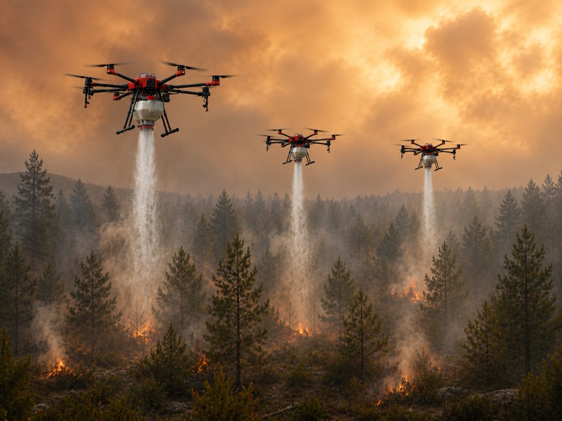 Ελλάδα και πυροσβεστικά drones: Πόσο κοστίζουν, πόσο αντέχουν