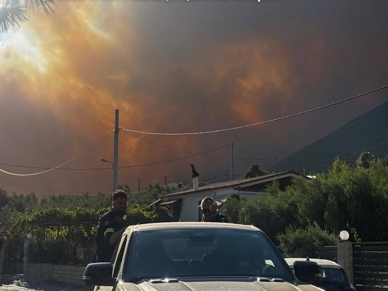 Ο χάρτης και το χρονικό της μεγάλης φωτιάς: Σχεδόν 40 χιλιόμετρα καταστροφής σε ένα 24ωρο 