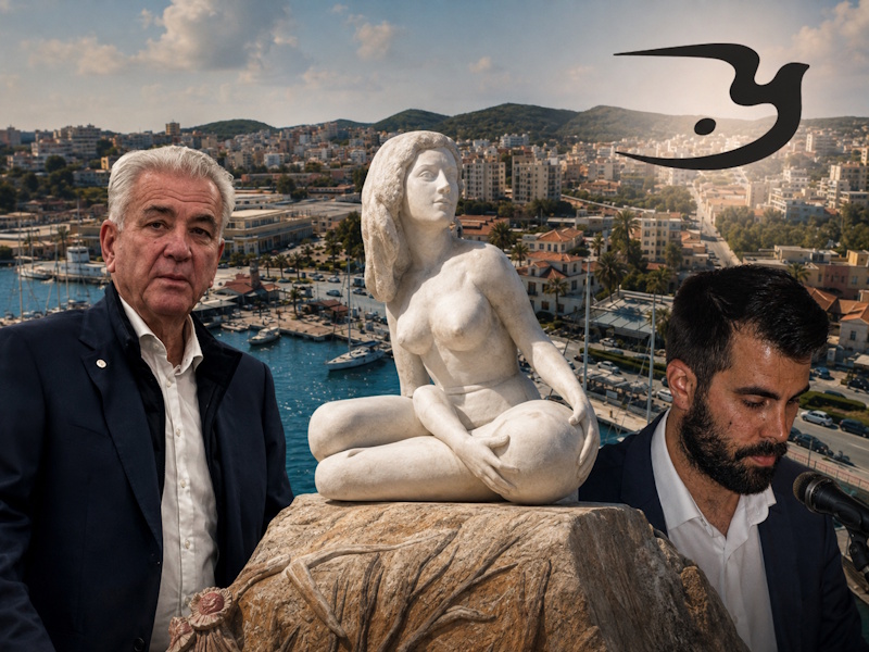 Άγαλμα κοπέλας στο Λαύριο: Το αυτογκόλ που εξέθεσε ΕΕΤΕ και Ζαγουρή (Φωτός)