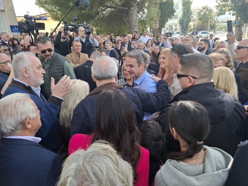 ΔΕΕΠ Αν. Αττικής στο Μαρκόπουλο: Επίσκεψη-ασπιρίνη Μητσοτάκη για τις πληγές των εσωκομματικών εκλογών (Φωτός)