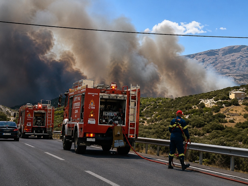Κερατέα: Πέντε διαδοχικές εστίες μέσα σε λίγα λεπτά – Η Λαυρεωτική στο στόχαστρο ύποπτου σχεδίου;