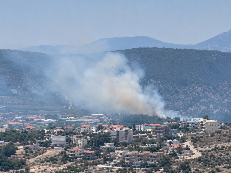 Παλλήνη: Άμεση επέμβαση απέτρεψε τα χειρότερα – Υπό έλεγχο η φωτιά στον λόφο Μπούρα
