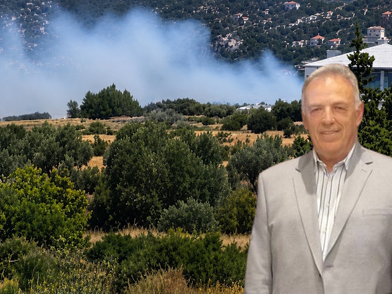 Η τοπική κοινωνία στο πλευρό του Τάσου Νικολακόπουλου μετά την καταστροφική πυρκαγιά στο οινοποιείο