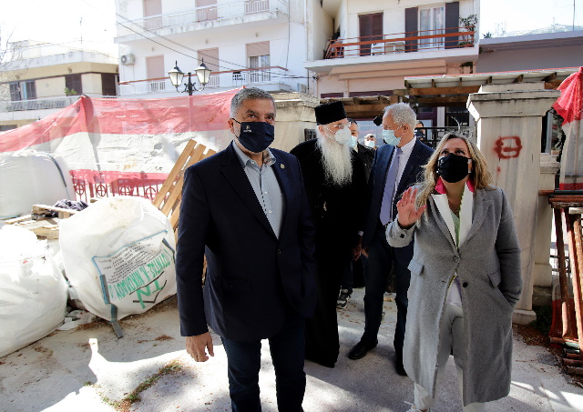 Πατούλης – Κοσμίδη επέβλεψαν τις εργασίες αποκατάστασης του Αγίου Δημητρίου Κερατέας (Φωτός)