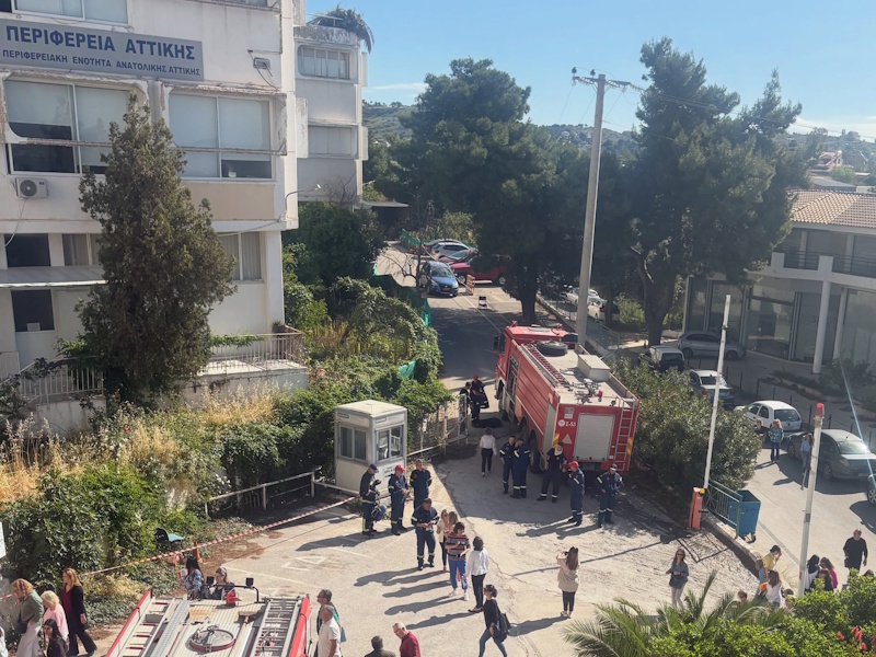 Άσκηση πυρασφάλειας «ΛΙΡΑ-ΠΑΛΛΗΝΗ 2026» στο κτίριο της αντιπεριφέρειας Αν. Αττικής 