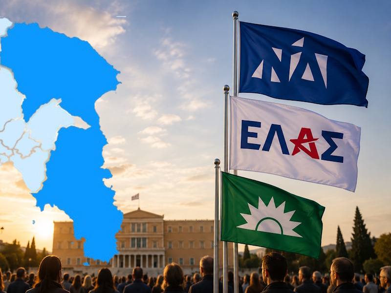 Δημοσκόπηση στην Αν. Αττική: Υποχωρεί η ΝΔ, ανεβαίνει η ΕΛΑΣ, πιέζεται το ΠΑΣΟΚ (Πίνακες)