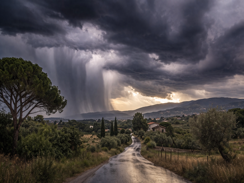 Η πορεία της κακοκαιρίας στις περιοχές του Δήμου Μαραθώνα το διήμερο Τετάρτης–Πέμπτης