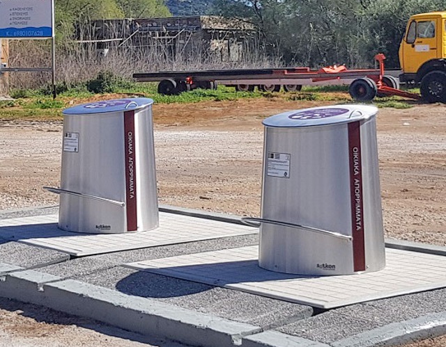 Περισσότεροι υπόγειοι κάδοι για πιο καθαρό Μαρκόπουλο και Πόρτο Ράφτη (Φωτός)