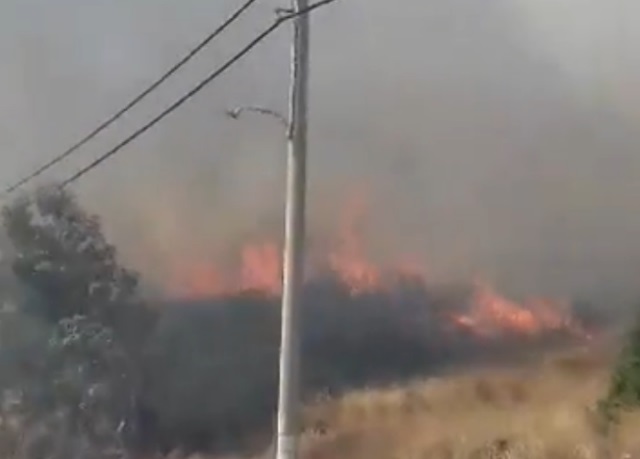 Φωτιά στο Λαγονήσι: Ενισχύονται οι πυροσβεστικές δυνάμεις – Συνεχίζουν να πνέουν ισχυροί άνεμοι! 